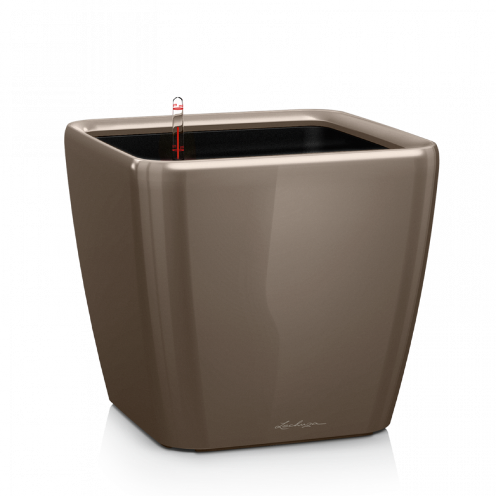 حوض نبات الماني ذاتي الري Lechuza Quadro Premium LS - الصورة 9